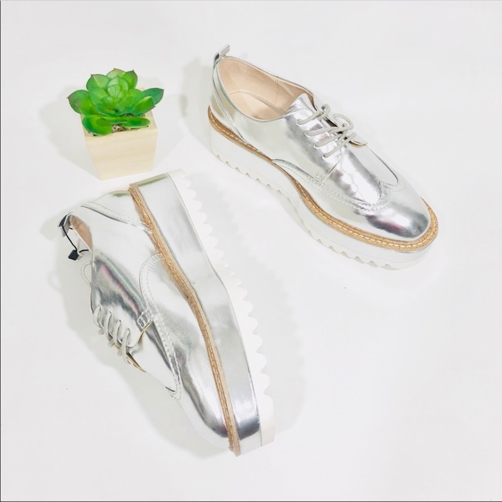 Zara silver platform shoes - Picture 7 of 8